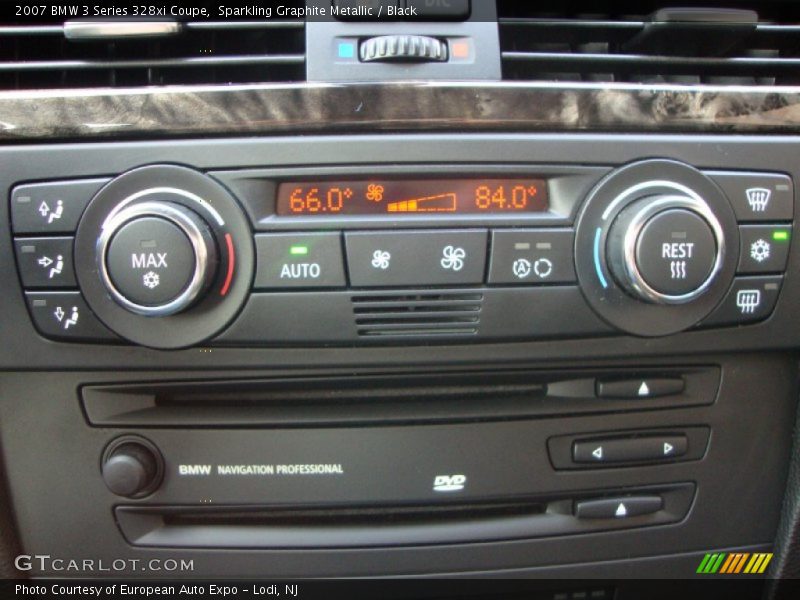 Sparkling Graphite Metallic / Black 2007 BMW 3 Series 328xi Coupe