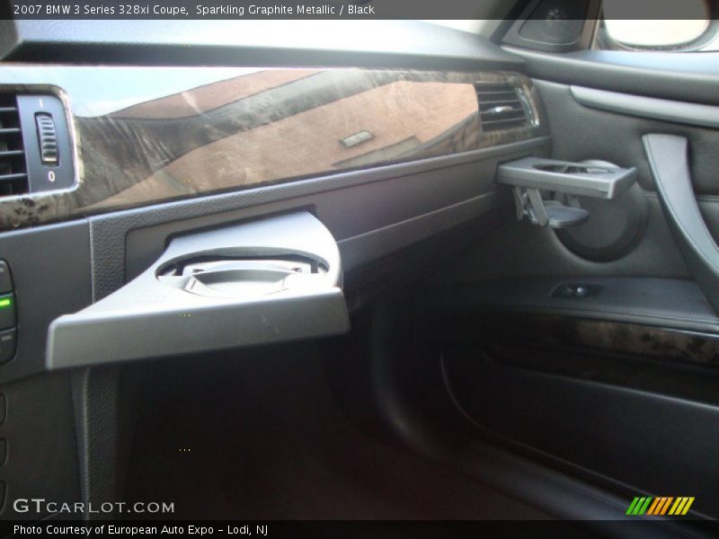Sparkling Graphite Metallic / Black 2007 BMW 3 Series 328xi Coupe