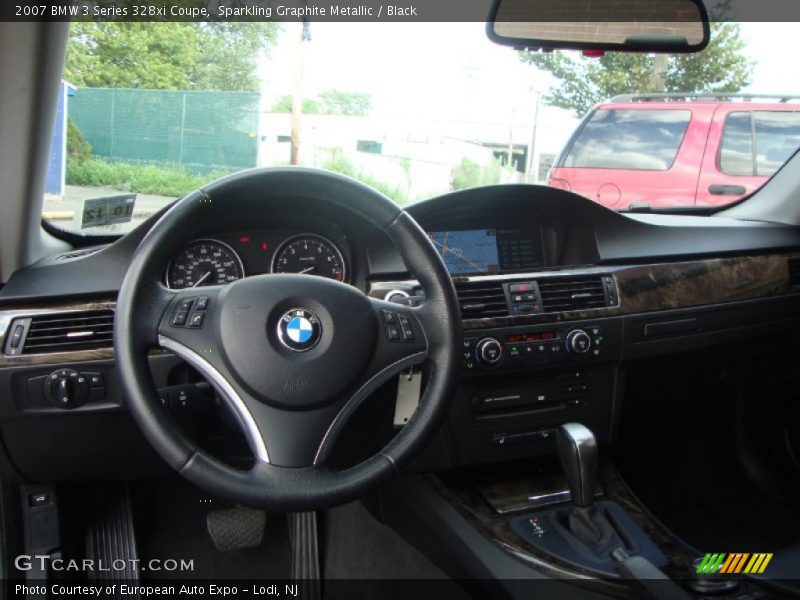 Sparkling Graphite Metallic / Black 2007 BMW 3 Series 328xi Coupe