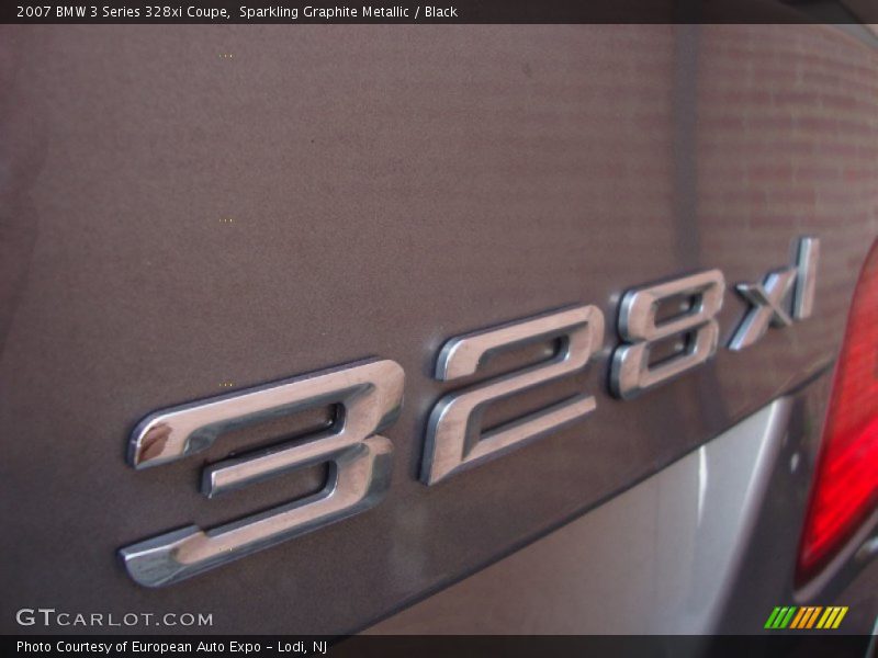 Sparkling Graphite Metallic / Black 2007 BMW 3 Series 328xi Coupe