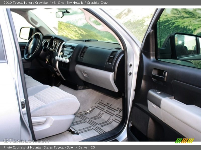 Silver Sky Metallic / Graphite Gray 2010 Toyota Tundra CrewMax 4x4