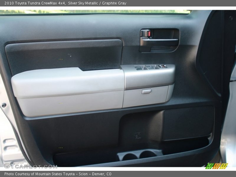 Silver Sky Metallic / Graphite Gray 2010 Toyota Tundra CrewMax 4x4