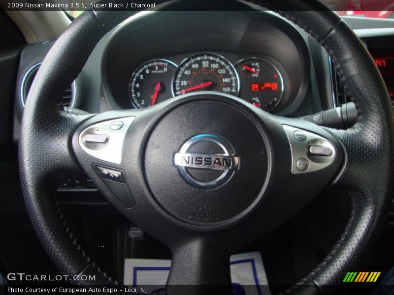 Super Black / Charcoal 2009 Nissan Maxima 3.5 S