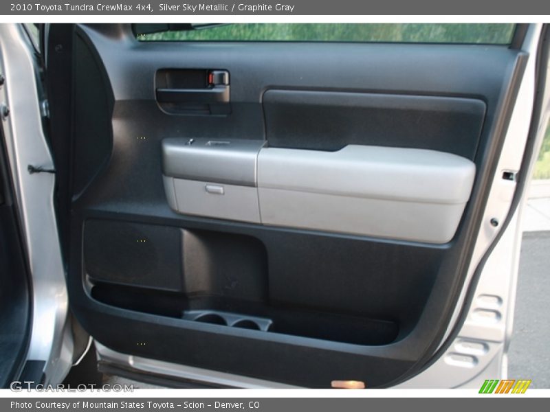 Silver Sky Metallic / Graphite Gray 2010 Toyota Tundra CrewMax 4x4