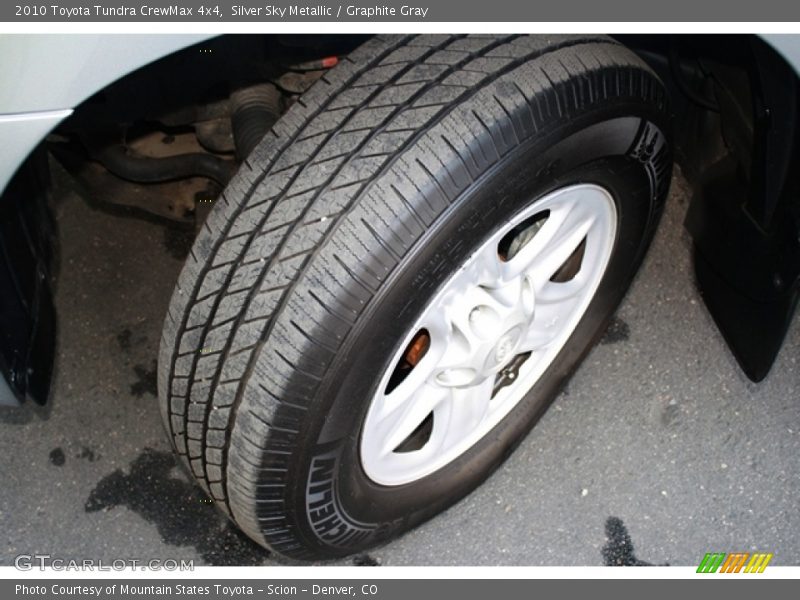 Silver Sky Metallic / Graphite Gray 2010 Toyota Tundra CrewMax 4x4