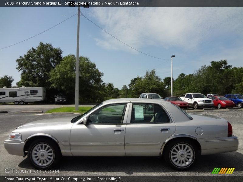 Smokestone Metallic / Medium Light Stone 2009 Mercury Grand Marquis LS