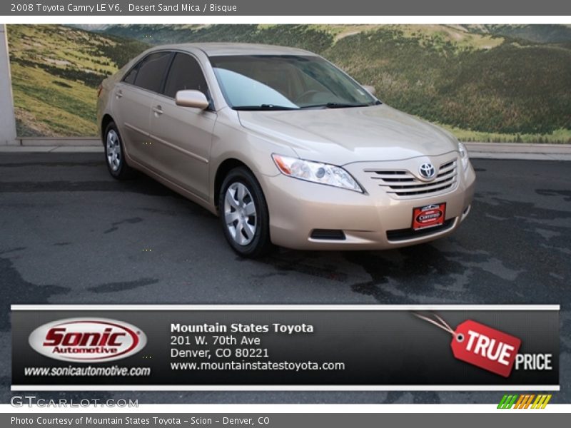 Desert Sand Mica / Bisque 2008 Toyota Camry LE V6