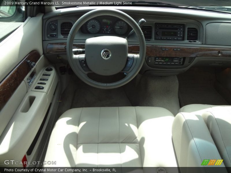 Smokestone Metallic / Medium Light Stone 2009 Mercury Grand Marquis LS
