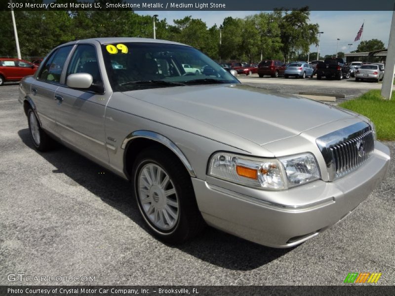 Smokestone Metallic / Medium Light Stone 2009 Mercury Grand Marquis LS