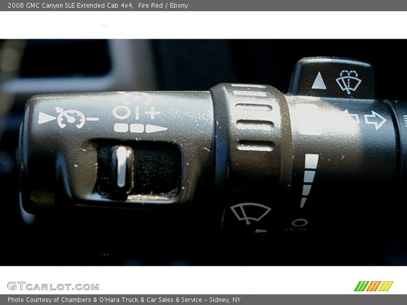 Fire Red / Ebony 2008 GMC Canyon SLE Extended Cab 4x4