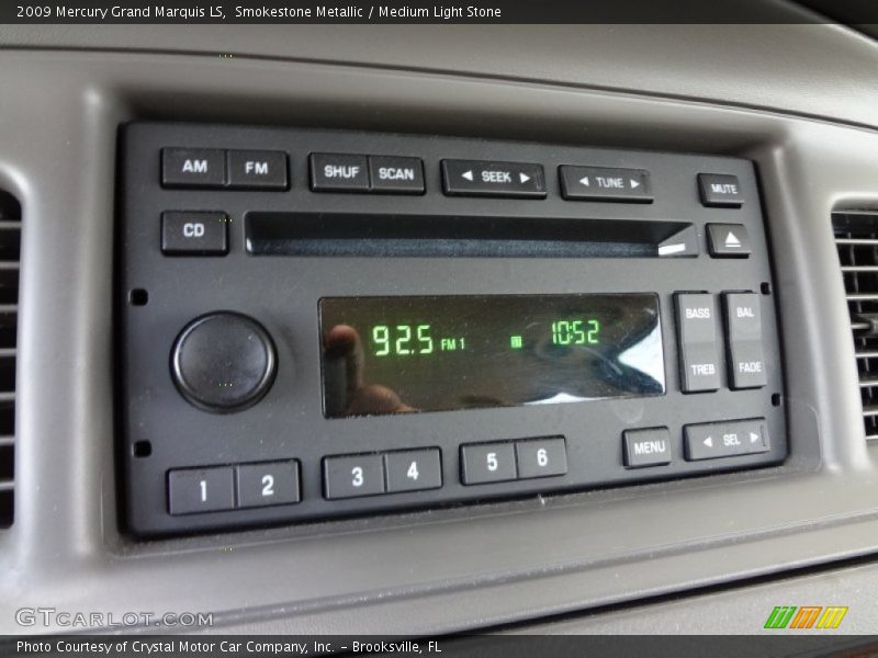 Smokestone Metallic / Medium Light Stone 2009 Mercury Grand Marquis LS