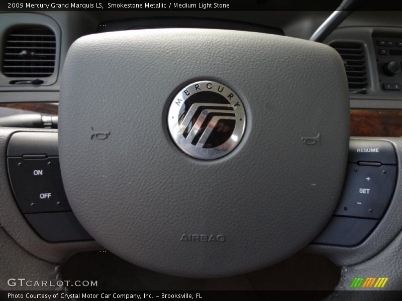 Smokestone Metallic / Medium Light Stone 2009 Mercury Grand Marquis LS