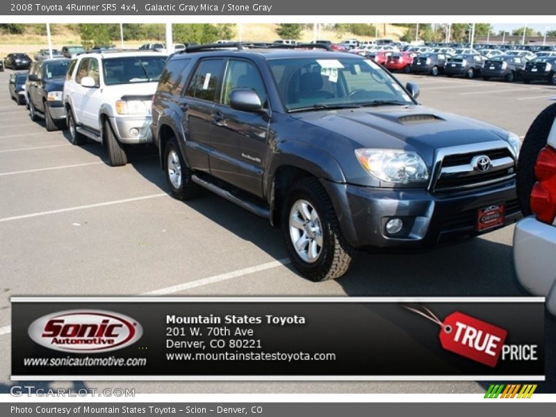 Galactic Gray Mica / Stone Gray 2008 Toyota 4Runner SR5 4x4