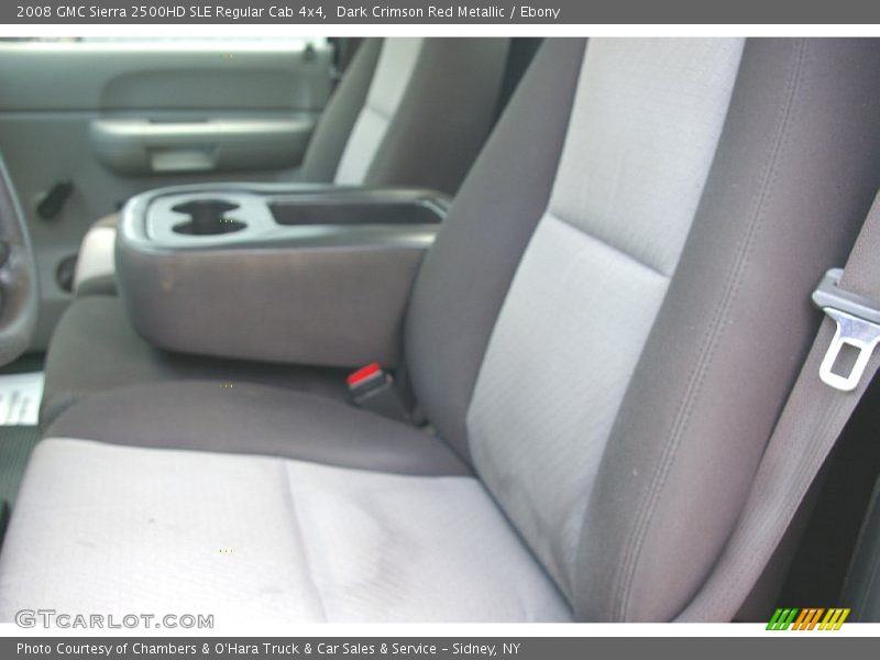 Dark Crimson Red Metallic / Ebony 2008 GMC Sierra 2500HD SLE Regular Cab 4x4