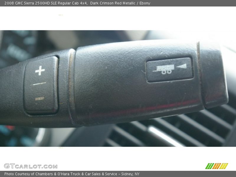 Dark Crimson Red Metallic / Ebony 2008 GMC Sierra 2500HD SLE Regular Cab 4x4