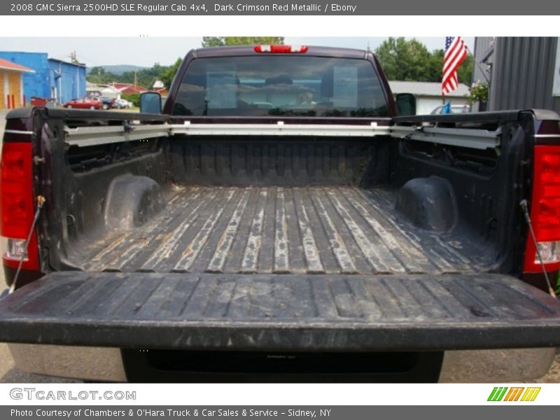 Dark Crimson Red Metallic / Ebony 2008 GMC Sierra 2500HD SLE Regular Cab 4x4
