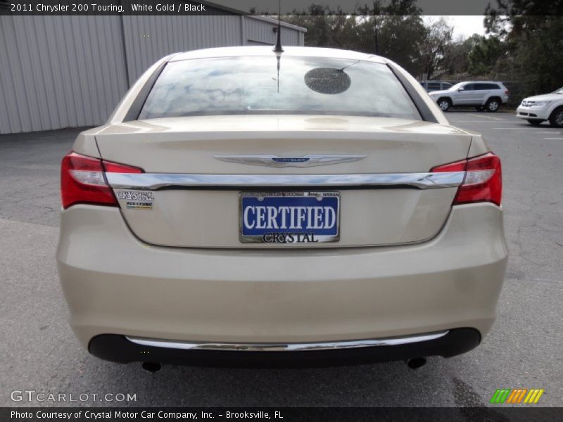 White Gold / Black 2011 Chrysler 200 Touring