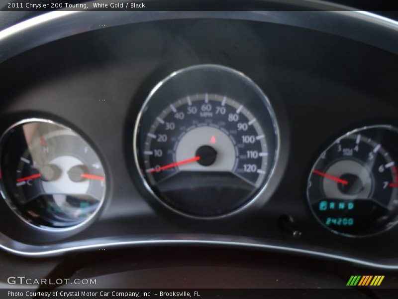 White Gold / Black 2011 Chrysler 200 Touring