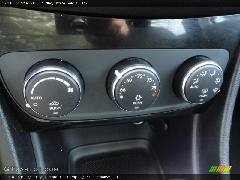 White Gold / Black 2011 Chrysler 200 Touring