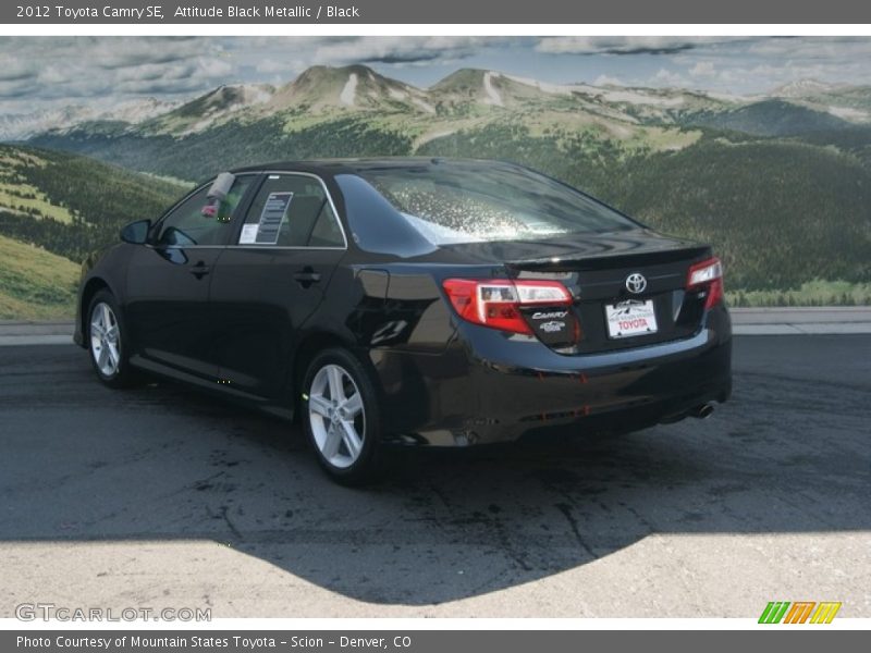 Attitude Black Metallic / Black 2012 Toyota Camry SE