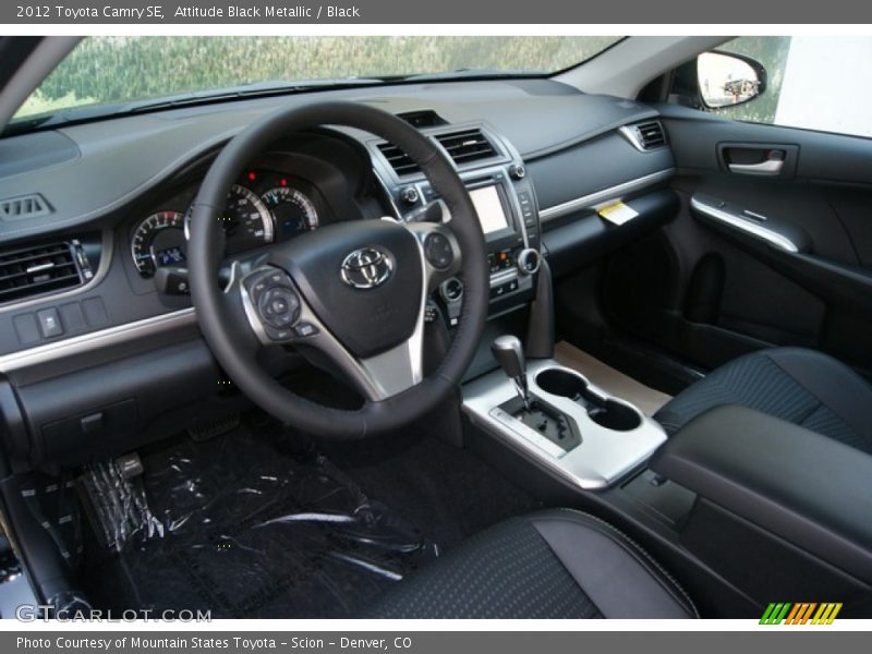Attitude Black Metallic / Black 2012 Toyota Camry SE