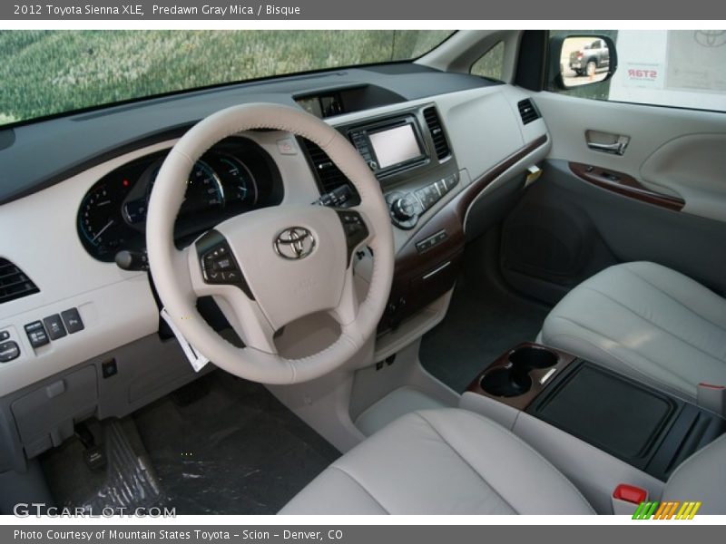Predawn Gray Mica / Bisque 2012 Toyota Sienna XLE