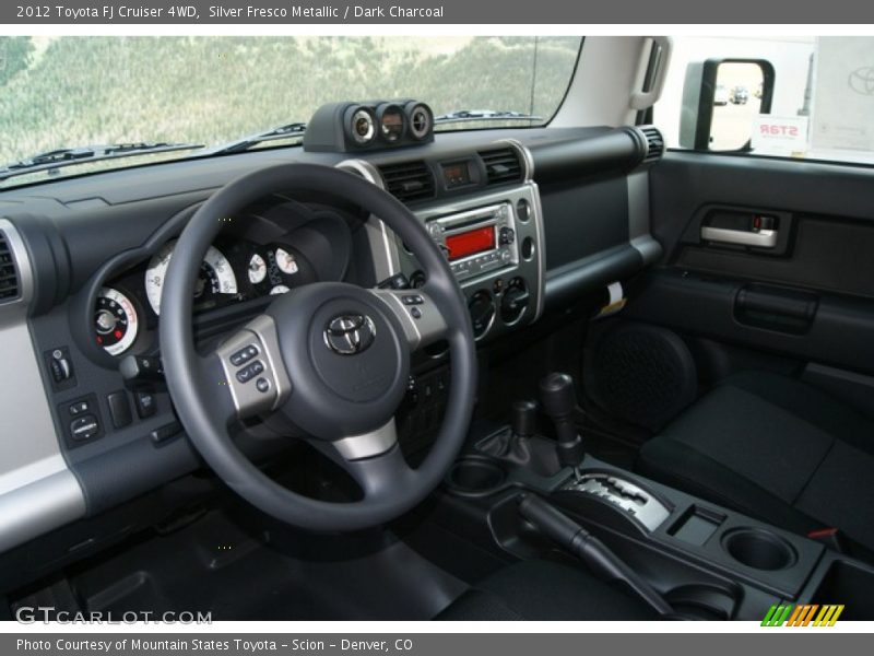 Silver Fresco Metallic / Dark Charcoal 2012 Toyota FJ Cruiser 4WD