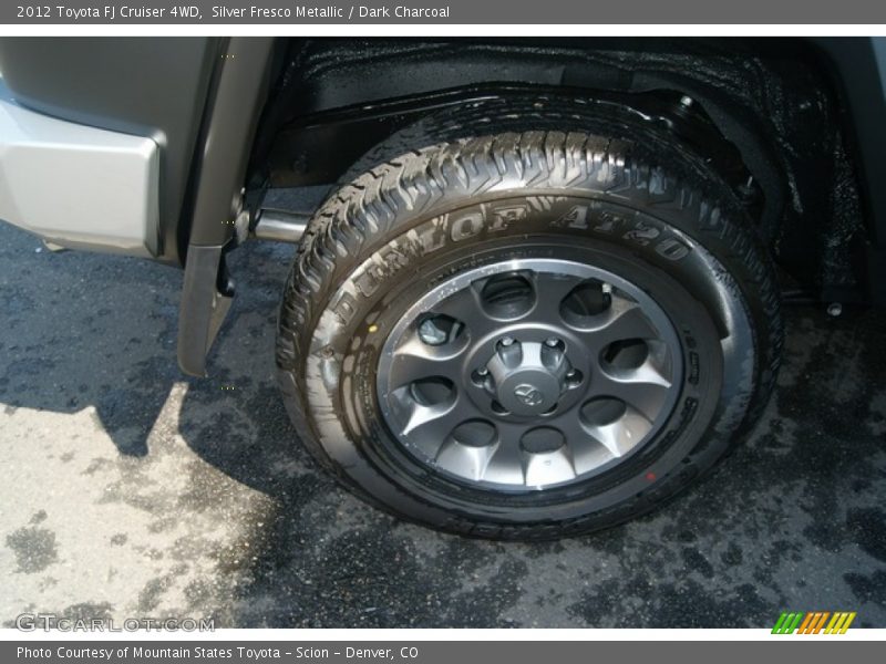 Silver Fresco Metallic / Dark Charcoal 2012 Toyota FJ Cruiser 4WD