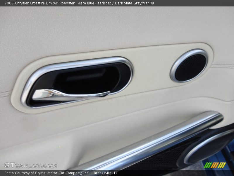 Aero Blue Pearlcoat / Dark Slate Grey/Vanilla 2005 Chrysler Crossfire Limited Roadster