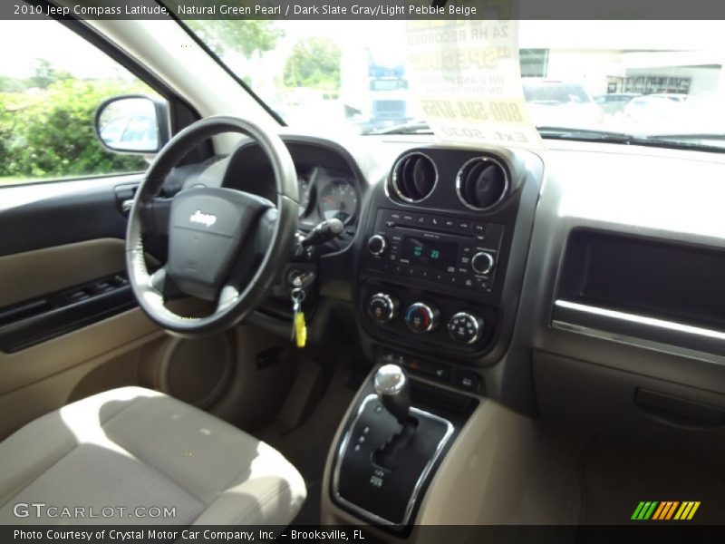 Natural Green Pearl / Dark Slate Gray/Light Pebble Beige 2010 Jeep Compass Latitude