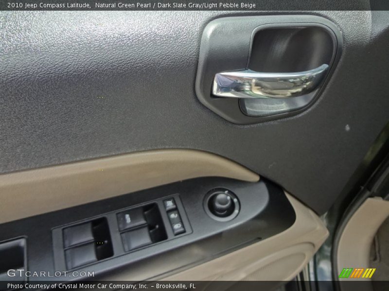 Natural Green Pearl / Dark Slate Gray/Light Pebble Beige 2010 Jeep Compass Latitude