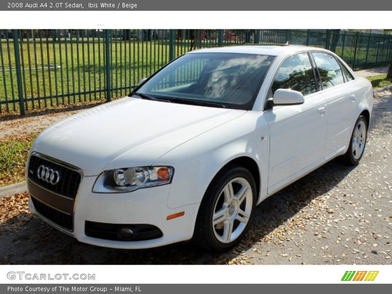 Ibis White / Beige 2008 Audi A4 2.0T Sedan