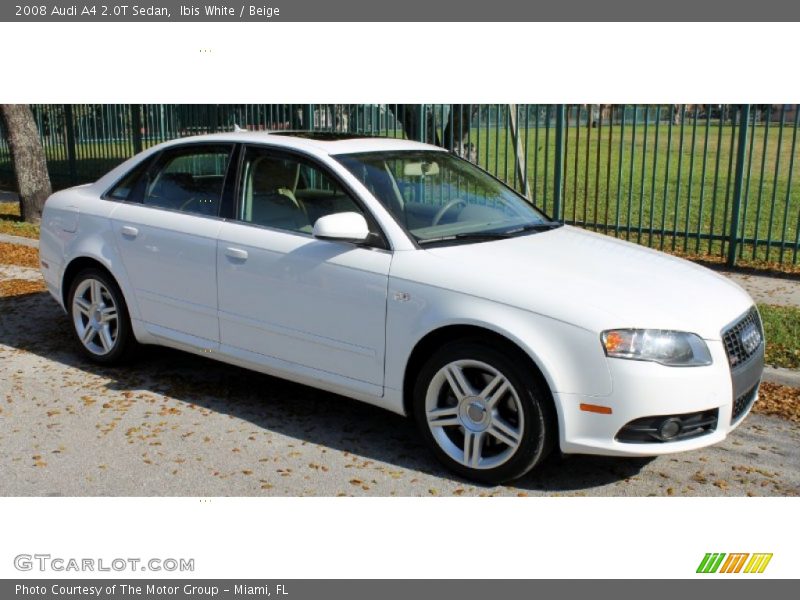 Ibis White / Beige 2008 Audi A4 2.0T Sedan