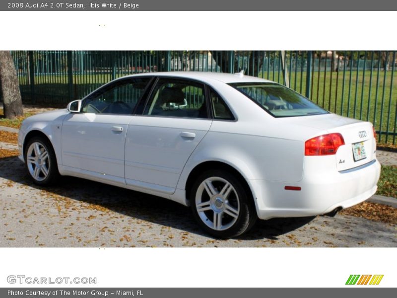 Ibis White / Beige 2008 Audi A4 2.0T Sedan