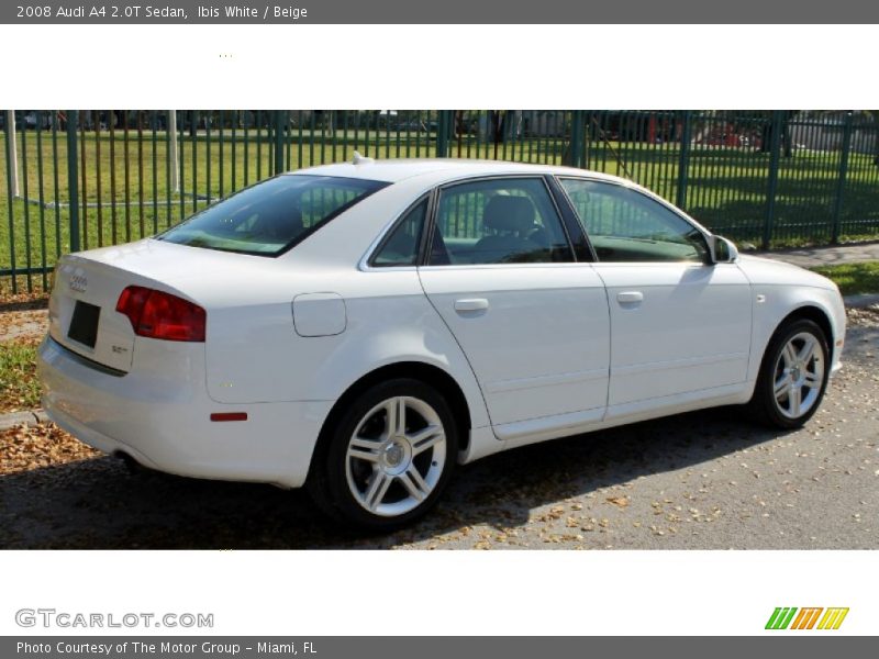 Ibis White / Beige 2008 Audi A4 2.0T Sedan