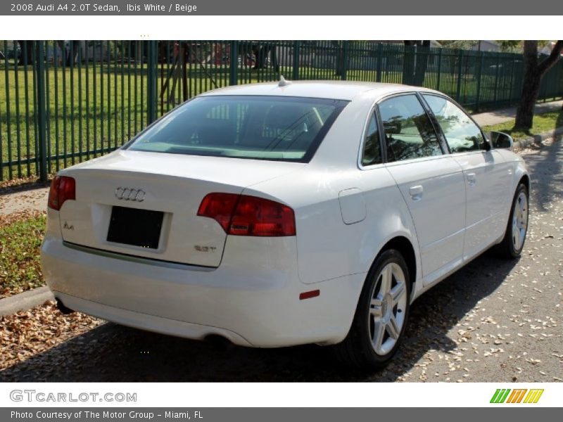 Ibis White / Beige 2008 Audi A4 2.0T Sedan