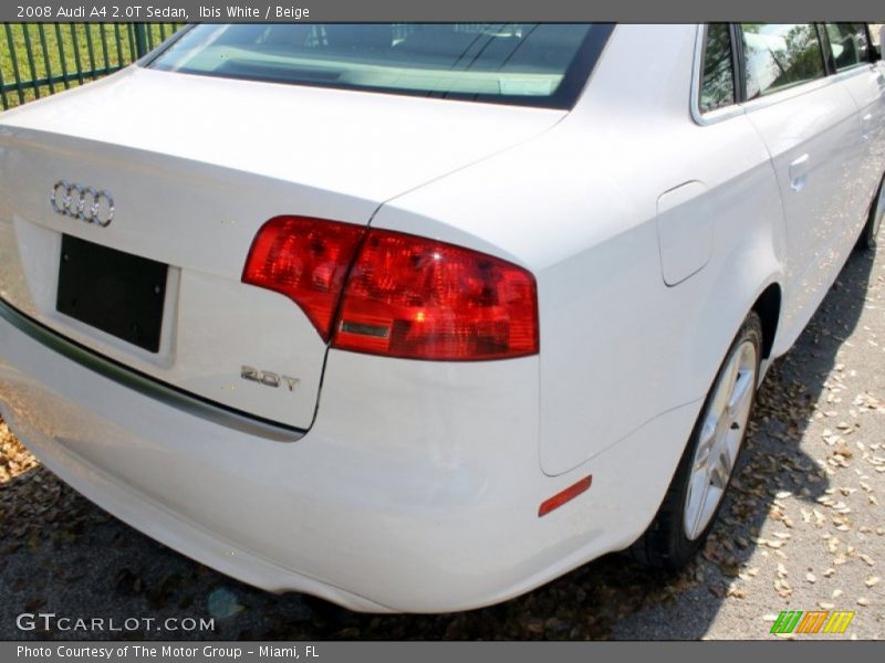 Ibis White / Beige 2008 Audi A4 2.0T Sedan