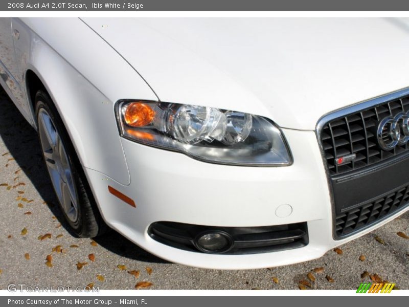Ibis White / Beige 2008 Audi A4 2.0T Sedan