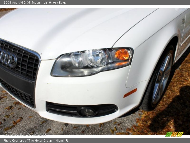 Ibis White / Beige 2008 Audi A4 2.0T Sedan