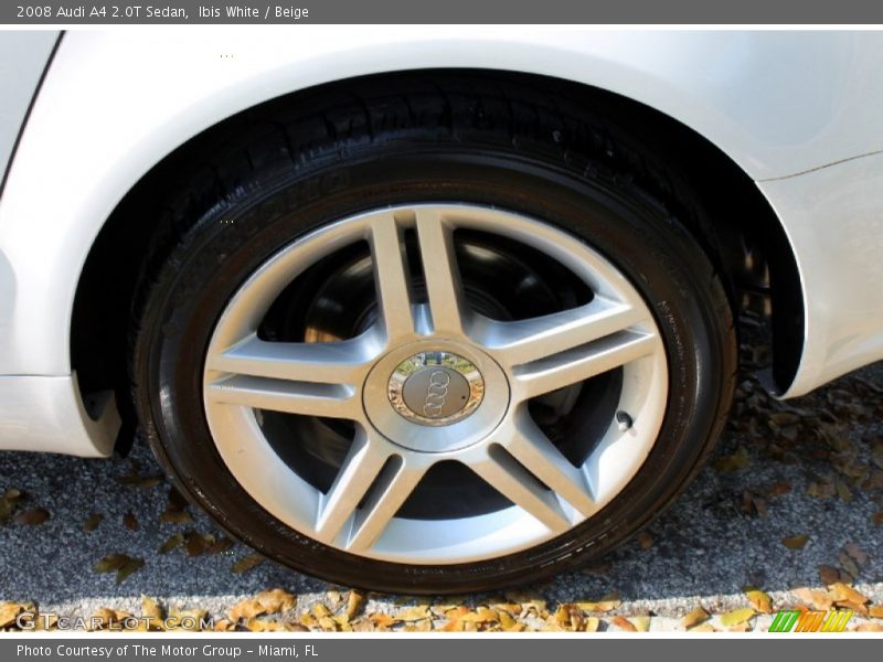 Ibis White / Beige 2008 Audi A4 2.0T Sedan