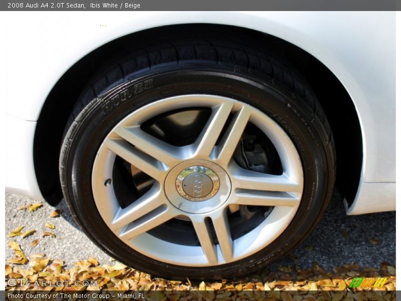 Ibis White / Beige 2008 Audi A4 2.0T Sedan