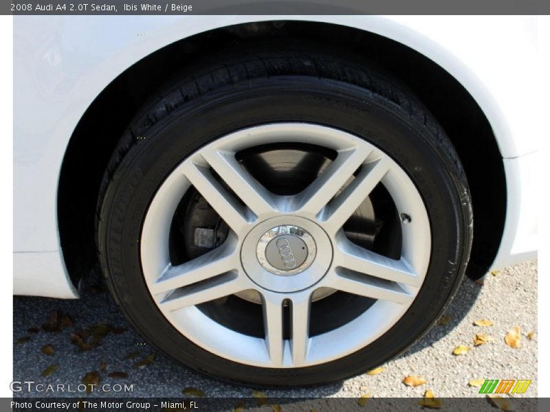 Ibis White / Beige 2008 Audi A4 2.0T Sedan