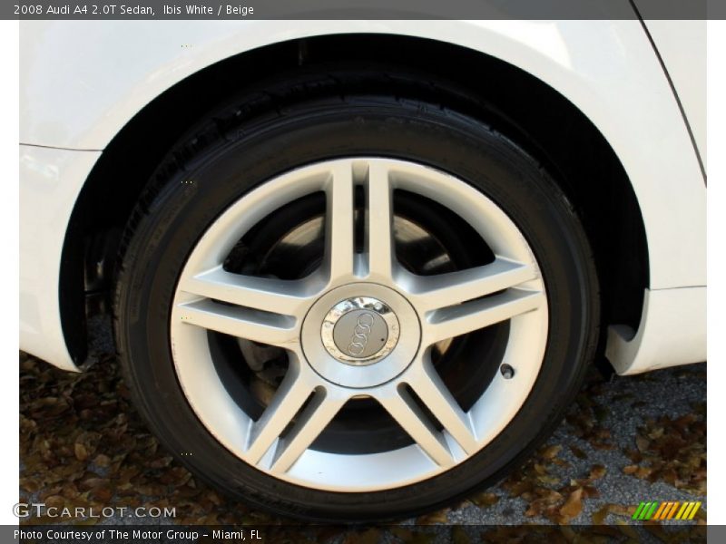 Ibis White / Beige 2008 Audi A4 2.0T Sedan
