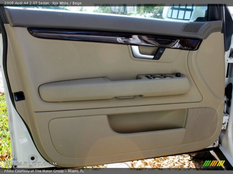 Ibis White / Beige 2008 Audi A4 2.0T Sedan