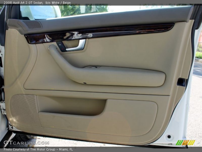Ibis White / Beige 2008 Audi A4 2.0T Sedan