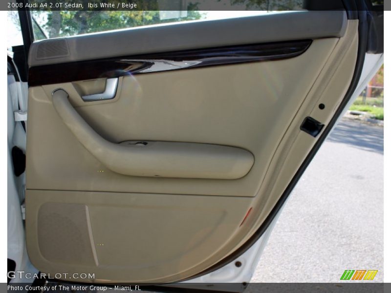 Ibis White / Beige 2008 Audi A4 2.0T Sedan
