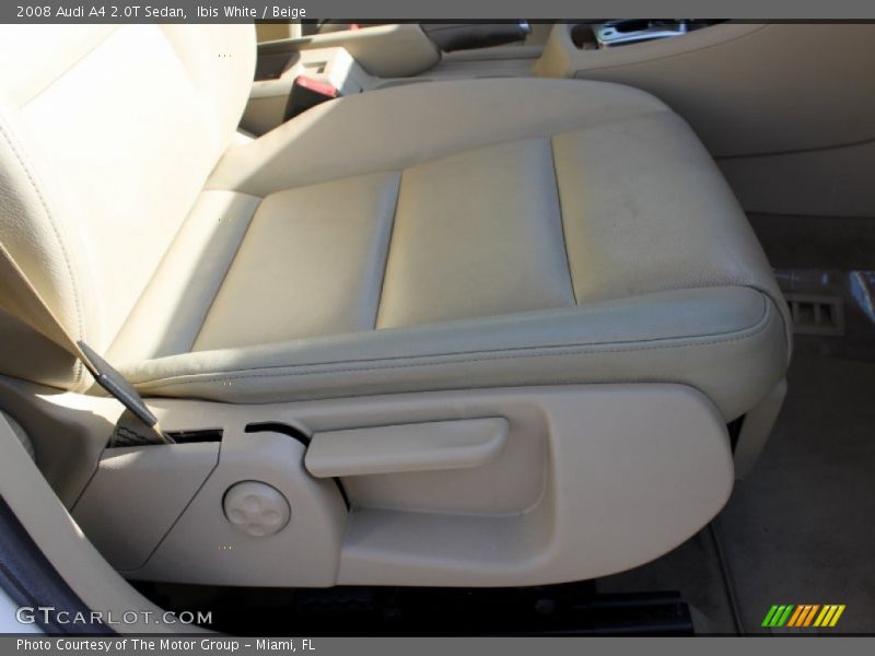 Ibis White / Beige 2008 Audi A4 2.0T Sedan