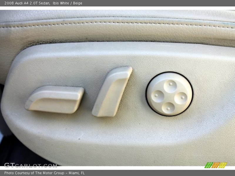 Ibis White / Beige 2008 Audi A4 2.0T Sedan