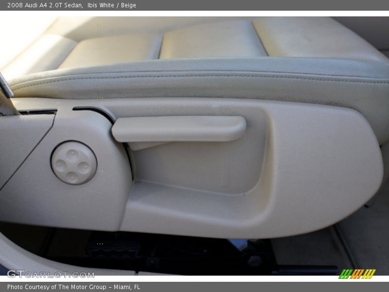 Ibis White / Beige 2008 Audi A4 2.0T Sedan