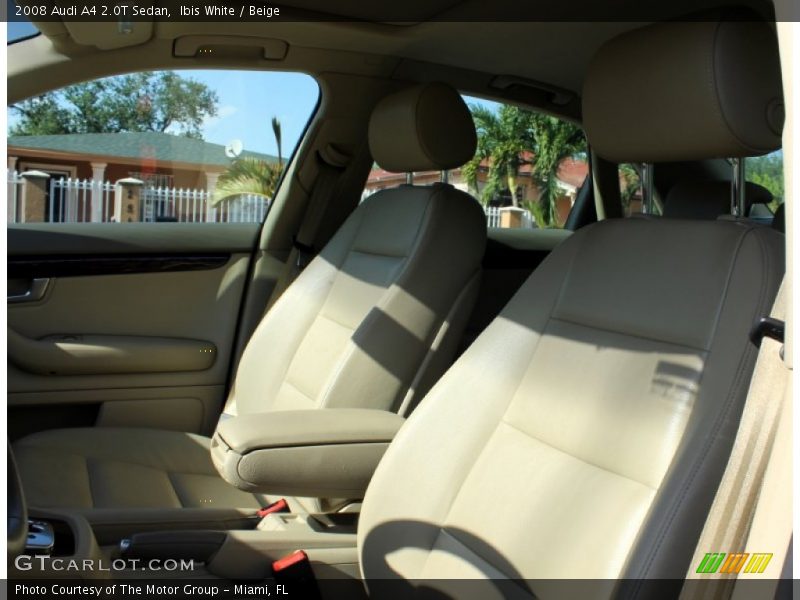 Ibis White / Beige 2008 Audi A4 2.0T Sedan